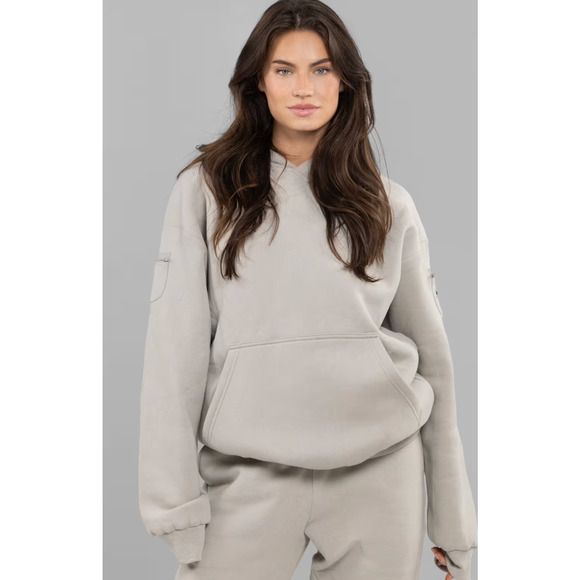 Comfrt Travel Essentials Hoodie Unisex M Stone Color Brand New - Picture 2 of 6